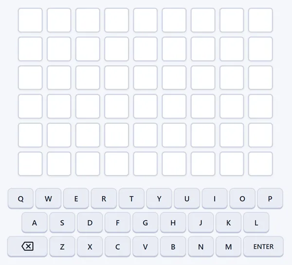 Typing a 9-letter word into the Wordle grid
