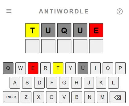 Antiwordle