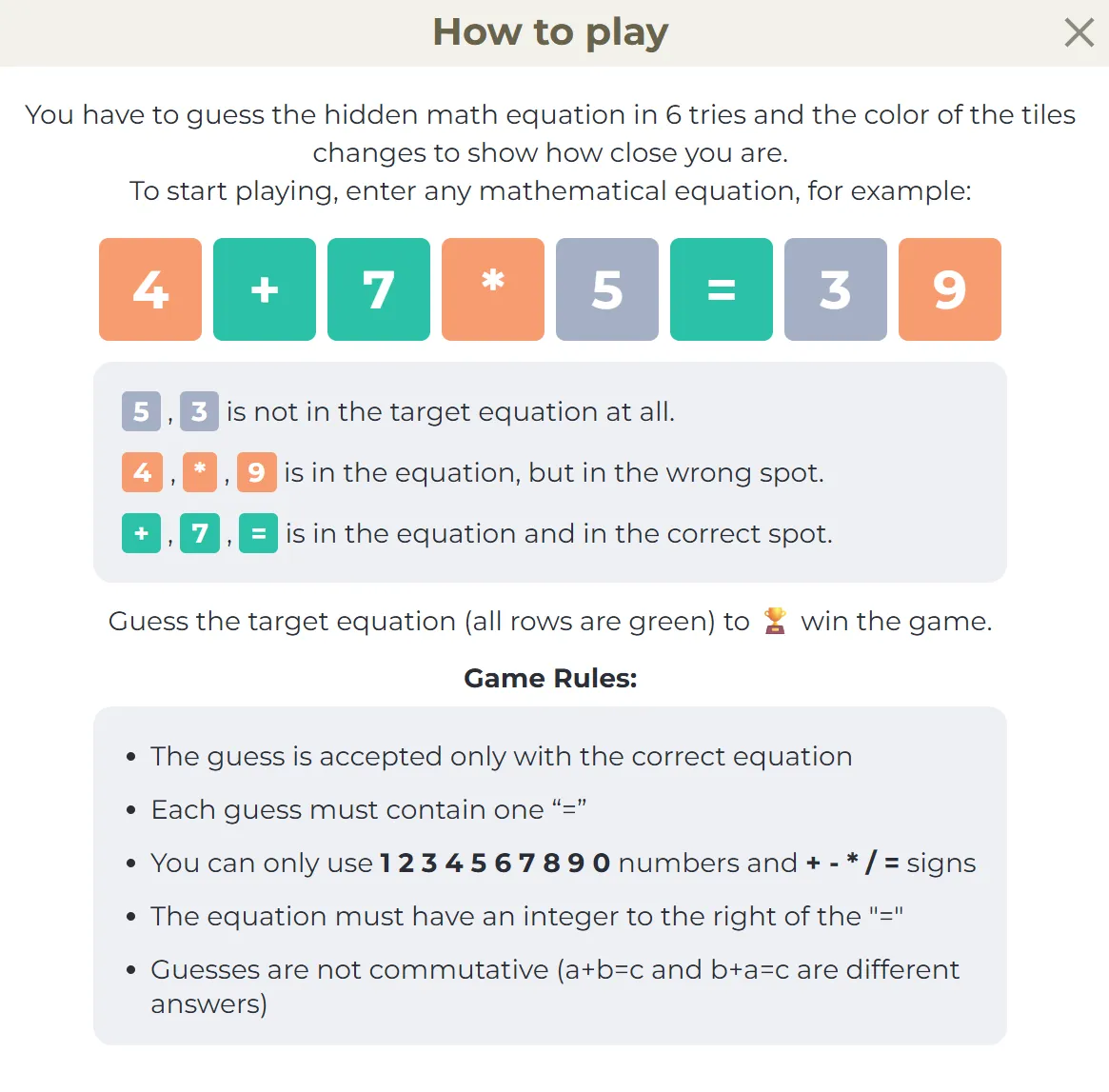 Numberle