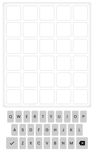 Thirtle opening board showing orange yellow and gray tile feedback
